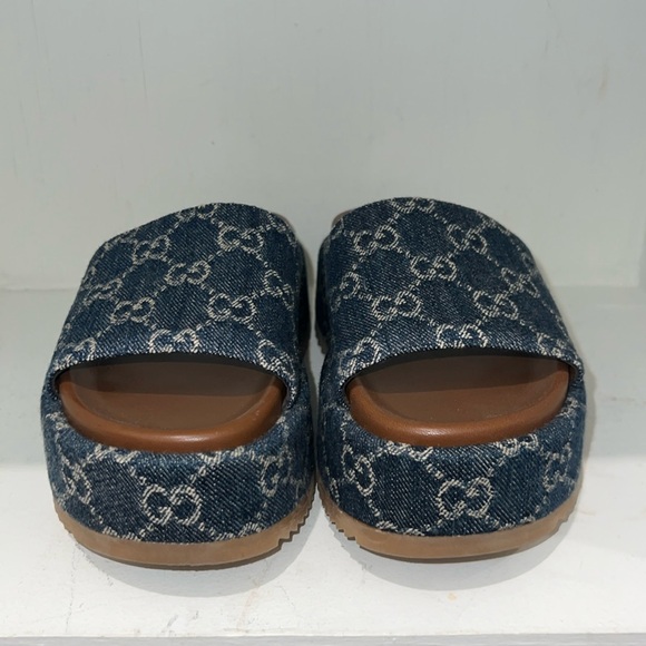 GUCCI Angelina Platform Slide Sandals size 34 - Picture 1 of 5